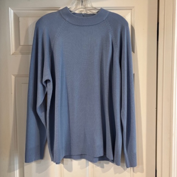Sarah Bentley Sweater- Powder Blue - Picture 1 of 4